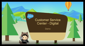 B2C Commerce Service Center Demo title screen